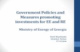 Government Policies and Measures promoting investments for EE … · 2019-11-27 · Renewable Energy Potential •Wind Potential •Average annual electricity generation of wind potential