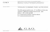 GAO-10-249 Telecommunications: Information Collection and … · 2011-09-29 · Report to the Honorable Edward J. GAO . United States Government Accountabilit. y Office. Markey, House