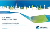 CROMWELL EUROPEAN REIT - links.sgx.com · INVESTOR PRESENTATION SGX-ST / NH Securities Virtual S-REITs Corporate Day The Netherlands 30% Italy 23% France 19% Poland 12% Germany 8%