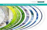 The 2014 Dow Corning Corporation Sustainability Report · 2016-06-17 · In preparing the 2014 Sustainability Report, Dow Corning utilized the most current GRI® framework, the G4
