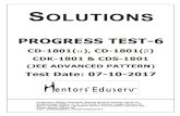 PROGRESS TEST-6progress test-6 cd-1801( ), cd-1801( ) cdk-1801 & cds-1801 (jee advanced pattern) test date: 07-10-2017