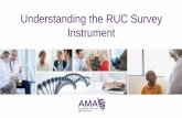 Understanding the RUC Survey Instrument - AUGS...• The RUC sends its recommendations for work values, practice expense inputs and PLI crosswalks to CMS following each RUC meeting.