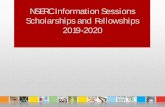 NSERC Information Sessions Scholarships and …...research Page 2: Bibliography/ citations Upload 2-page to Research Portal Detail objectives, hypothesis, method Position proposed