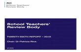 School Teachers' Review Body - gov.uk...The School Teachers’ Review Body (STRB) was established in 1991 as an independent body to examine and report on such matters relating to the
