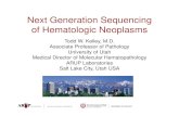 Next Generation Sequencing of Hematologic Neoplasms · Spectrum of mutations in myeloid malignancies AML, MDS, MPN and MDS/MPN overlap disorders FLT3 KIT JAK2 MPL KRAS/NRAS PTPN11