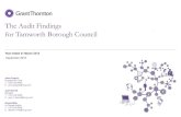 The Audit Findings for Tamworth Borough Councildemocracy.tamworth.gov.uk/documents/s12467/PSA...© 2015 Grant Thornton UK LLP | Audit Findings Report 2014/15 | September 2015 3 Contents