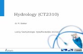 Hydrology (CT2310) - TU Delft OCW · Geohydrologie, hoofdstuk 7 CT 2310 Mark Bakker Water Resources Section Civil Engineering, TU Delft mark.bakker@tudelft.nl Room 4.92.1 Henry Darcy