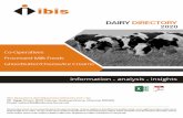 Company · 2020-03-10 · stakes in Indian dairy sector. In this scenario, we bring this Dairy Directory 2020 , which is an attempt to report on the dairy companies with producers