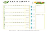 Keto Weekly Meal Plan (US Letter) - Hungry For Inspiration€¦ · Keto Weekly Meal Plan (US Letter) Author: Uliana Zoellner Keywords: DAC77bXKmQM Created Date: 7/31/2018 11:46:10