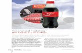 Personalised marketing – the Share a Coke story · The Share a Coke project team at Uniprint, resplendent in customised T-shirts, are proud of the top-quality printing achieved