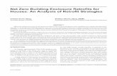 Net Zero Building Enclosure Retrofits for Houses: An ... · A research study was completed to identify and evaluate building enclosure retrofit strategies to use in near net zero