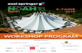 WORKSHOP PROGRAM - NOAH Conference · 2018-07-03 · Accelerate your Google Marketing Performance Google Google GDPR is here ... we give more advanced Google AdWords insights for