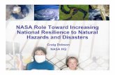 NASA Role Toward Increasing National Resilience to Natural ... › s3fs-public › Dobson_NASA.pdfJuly 27, 2011 Natural Disasters Plan • NASA began developing a natural disaster