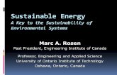 Sustainable Energy - SDEWES Centre · 2018-10-11 · Deep Lake Water Cooling, Toronto, Ontario, Canada 25. 26 Closing Thoughts. 27 Closure Sustainability: Essential Energy sustainability:
