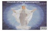Church of the Assumption · 10/20/2019  · disponible en el vestíbulo de la iglesia. DIA DE LOS FIELES DIFUNTOS Nuestra Parroquia recibirá la #6 Imagen Virgen Peregrina de Nuestra