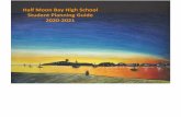 Half Moon Bay High School 2020-2021 · __A - History/Social Science – 2 years required 1 year of World History and 1 year of U.S. History __B - English – 4 years required ...