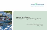 Access Northeast · Spectra Energy’s Facilities in New England •Algonquin Gas Transmission –Approximately 1,130 miles of pipeline –Transports up to 2.65 billion cubic feet