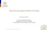 Tutorial Lagrangian Particle Trackinghani/kurser/OS_CFD_2009/AureliaV... · 2009-12-13 · Introduction to Lagrangian particle tracking ... constant/particleProperties system/controlDict