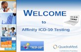 WELCOME [] Rev...ICD -10 Update Special Release If necessary GA QCM 15.1 10/1/15 QCM 15.0 Subject to Change ICD-10 Implementation ICD 10 Update GA If necessary Major Activities: ICD-10:
