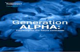 Generation ALPHA - 东西智库 · Interestingly, influencers and bloggers on social media affect all age groups to the same extent, showing that the pulling power of influencers