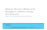 New River/Mount Rogers Skills Gap Analysis...New River/Mount Rogers Skills Gap Analysis Overview: Regional Conditions Household Income and Poverty vi Across the New River/ Mount Rogers