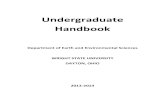 Undergraduate Handbookscience-math.wright.edu/sites/science-math.wright.edu...This handbook is designed to help you successfully navigate your way through your EES degree program and