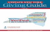 UPSTATE NEW YORK GivingGuide · UPSTATE NEW YORK GivingGuide 3 1 ST P Shoplifting ® E ducation Program 2 ST P SHOPLIFTING n r ® E ducation Program y Public tr us t Finances EVALUATION