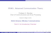 EE401: Advanced Communication Theory...EE401: Advanced Communication Theory Professor A. Manikas Chair of Communications and Array Processing Imperial College London Multi-Antenna