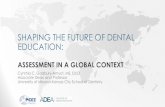 SHAPING THE FUTURE OF DENTAL EDUCATION › meetings › london2017... · 2019-11-06 · WHY EPORTFOLIOS?? Faculty have developed the program competencies Faculty have developed the