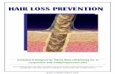 HAIR LOSS PREVENTION - Home Remedies Loghomeremedieslog.com/wp-content/uploads/2012/02/hairloss.pdf · loss, over 50% of men will suffer with Male Pattern Baldness (MPB), also known