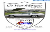 Cover - Harold Rubin’s Silver Coupe OOn n YYour our MMarquearque · 2018-10-02 · Cover - Harold Rubin’s Silver Coupe OOn n YYour our MMarquearque 1963 2018 Our 55th Year SEATTLE