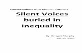 Conversations with Women Farmers Silent Voices …...SUBMISSION This submission Silent Voices buried in Inequality looks at two issues facing women farmers or women who live and work