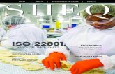 SHEQ Management - R75 · 2016-12-02 · FOOD FOr thOUght? iso 22001: NNATN t SHEQ MANAGEMENT South African Institute of ... ISO 22001 should be the mantra of any business in the food