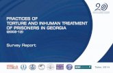 Tbilisi, 2014 · treatment in penitentiary institutions since 2003, as well as to study the reasons for and the context of inmates‘ torture and inhuman treatment. For the purposes