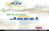 Markham Jazz Festival · 2019-08-14 · of the restaurants in our neighbourhood, and the music ringing from the streets! ... BURLINGTON MARKHAM BRAMPTON Welcome Performers & Guests