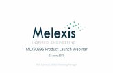 MLX90395 Product Launch Webinar 2020-06-25آ  Nick Czarnecki, Global Marketing Manager MLX90395 Product