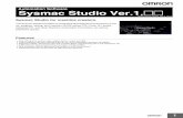 Sysmac Studio Ver.1. - Omron...Sysmac Studio Drive Edition Ver.1. @@ * 3 * 6 Sysmac Studio Drive Edition is a limited license that provides selected functions required for 1S-series
