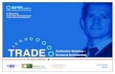 Certification Workshop – Structured Benchmarking · excellence self-assessment tools. Dr Robin Mann is a trained assessor of both the EFQM Excellence Model and the Baldrige Criteria.