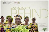 BEHIND Leaving no one - ReliefWeb...women. These are pre-requisites to reach the Malabo Commitments. Giving women decision making power within the household and the community will