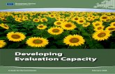 Developing Evaluation Capacityec.europa.eu/regional_policy/sources/docgener/evaluation/... · 2015-03-09 · capacity development in different EU Member States. A combination of survey