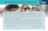 Broadband Imperative III - SETDA · Page 4 Broadband Imperative III SETDA . Recommendations. Technology and Pedagogical Approaches. Districts and schools are in different stages when