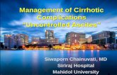 Management of Cirrhotic Complications › files › slide17.09.00- 09.20... · TIPS in Refractory Ascites Improved transplant-free survival, better control of ascites Lower PHTN related