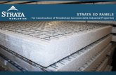 Strata EVG 3D Panels › sites › default › files › ... · 2018-01-17 · EVG 3D® Panel • Three-dimensional welded wire mesh, fitted with an expanded and non-flammable polystyrene