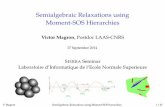 Semialgebraic Relaxations using Moment-SOS Hierarchiescas.ee.ic.ac.uk/people/vmagron/slides/sierra_magron.pdf · 2014-09-22 · Semialgebraic Relaxations using Moment-SOS Hierarchies