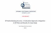 DP Stationkeeping Accuracy - A Calcuation Approach, Integration … · 2017-10-19 · DP Stationkeeping Accuracy - A Calcuation Approach, Integration in DP Plots and Results of a