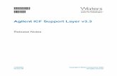 Agilent ICF Support Layer v3 · Support Layer v3.2 installed. Note: Agilent ICF Support Layer v2.2 and later is compatible with Waters Driver Pack 4 and later. GC control considerations
