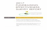 2017 Fundraising Effectiveness Survey Report · 2017-08-15 · and major gifts. Based on these ... • “Interpreting Donor Giving to Raise More Money” (Spring, 2017) ... understand