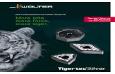 Tiger·tec® Silver - NEW CUTTING MATERIALS FOR ......Tiger·tec ® Silver: The benchmark. _VER, BLACK, STRONGERSIL GLOBALLY UNIQUE: THE TECHNOLOGY Since the introduction of CVD coating