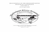 PROCEEDINGS OF THE MISSISSIPPI RIVER …m-r-r-c.org/Proceedings/2019_MRRC_proceedings.pdfThe following persons or institutions have contributed substantially to the planning, execution,