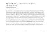 The Ethnic Dimensions in Social Movementsoliver/wp/wp-content/...The Ethnic Dimensions in Social Movements . Introduction and Preliminaries This paper uses theory from the social construction